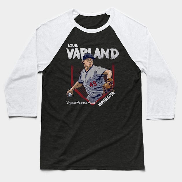 Louie Varland Minnesota Base Baseball T-Shirt by Jesse Gorrell